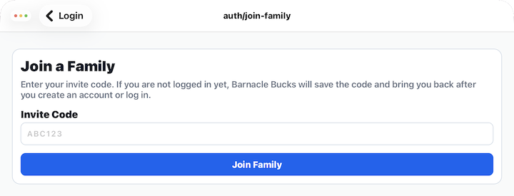 Join a Family